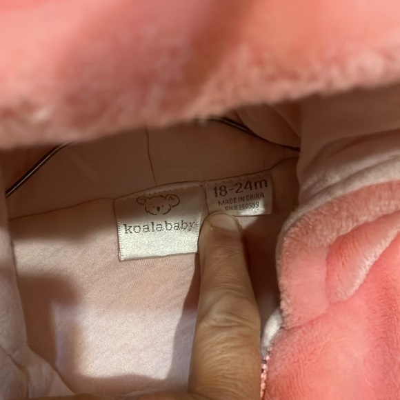 🌈 Koala baby 18-24 months thick fleece and insulated onesie with attached mitten - Picture 8 of 10